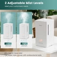 thumbnail image 5 of YYAo Dehumidifier,Portable Dehumidifier,Moisture Removal Machine,4L Ultrasonic Humidifier with Essential Oil Diffuser and 2 Mist Levels-White, 5 of 10