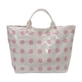 thumbnail image 2 of Women Polka Dot Transparent Tote Handbag, Waterproof Lightweight Large Capacity Shopping Bag, Sturdy Handle Casual Shoulder Bag for Beach Travel Daily Errands, 2 of 8