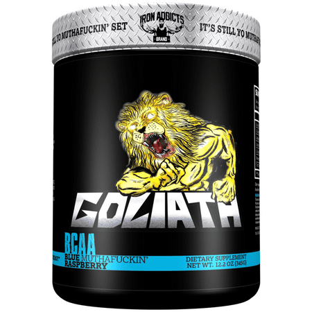 Iron Addicts Goliath BCAA (Blue Raspberry - 30 Servings)