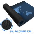 thumbnail image 6 of Rule the Gaming World with Large World Map Mouse Pad: Stitched Edges, Anti-Slip Base, Waterproof - Designed for Gamers, Office & Home (Black, 31.5 x 11.8 ), 6 of 7