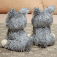 thumbnail image 4 of 7.8" Schnauzer Stuffed Animal, Lifelike Dog Plush , Super Soft Cuddly Plushie for Dog Lovers, Realistic Puppy Doll for Birthday & Valentines Day Gifts A, 4 of 5