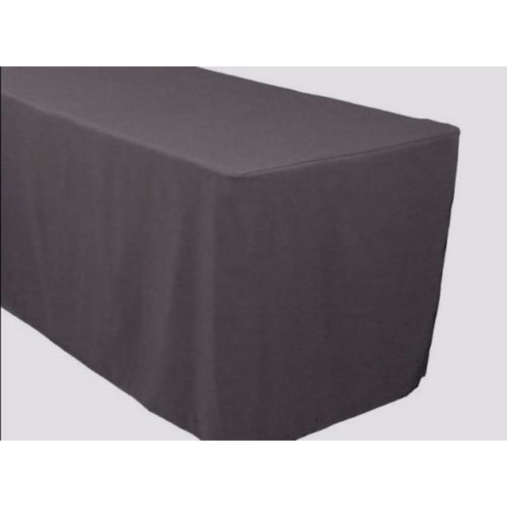 6' ft. Fitted Polyester Table Cover Trade show Banquet Tablecloth