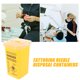 thumbnail image 5 of GAXIRE Caja para desechar objetos punzantes, contenedor para objetos punzantes, contenedor para almacenar suministros de tatuaje con tapa, 5 of 5