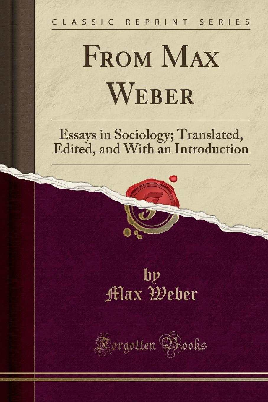 Max weber essays in sociology
