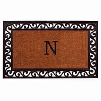 Calloway Mills Rembrandt Monogram Outdoor Doormat 22" x 36" (Letter N)