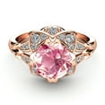 thumbnail image 2 of Pink Moissanite Engagement Ring, 2 of 4