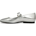 thumbnail image 3 of Naturalizer Carter Women's Flats Silver Leather Size 5 M, 3 of 5