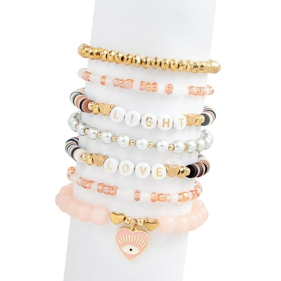 Cousin DIY Jewelry Kit for Making Bracelet & Necklace Stacks - 1,078 Pieces Craft Bundle