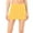 Yellow, variant on Bodycon Mini Skirts for Women Elastic Waist Mid Waisted Stretch Solid Color Summer Short Skirt Casual Streetwear White L