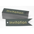 thumbnail image 2 of Inkdotpot Pack Of 100 Real Gold Foil Paper Tags Invitation Party Favor Hang Tags, 2 of 6