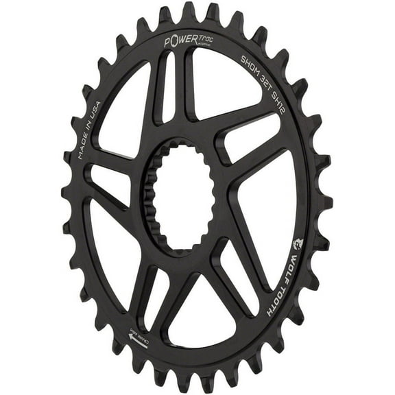 Wolf Tooth Elliptical Chainring 34t Shimano Direct Mount 12-Spd Hyperglide Alloy