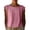Pink, variant on Qiopertar Linen Top for Women Lace Sleeve Round Neck Casual Cropped Shirt Spring Summer Basic Blouse Short Sleeve Relaxed Fit Boho Vacation Beach Party