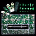 thumbnail image 1 of SNNROO Manicure 21 Grid Aurora Rhinestone Ornament Set Manicure Flat Bottom Drill Irregular Shape Drill Nail Decoration, 1 of 7