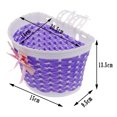 thumbnail image 3 of Front Basket Bowknot Bike Shopping Holder for Children Kids, 3 of 5