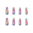 thumbnail image 5 of Women's Fashion Ballet Rainbow Fake Nail Art, 5 of 5