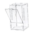 thumbnail image 3 of Caja alimentación para reptiles, hábitat, jaula, transparente, duradera, tanque cría, diseño ventilación, contenedor, terrario para reptiles,, 3 of 8