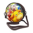 thumbnail image 2 of Lsque Pikmin Pattern Shoulder Bag – Microfiber Leather Crossbody with Detachable Strap & Handle Ring, Waterproof & Durable, Elegant Everyday Carry, 2 of 5