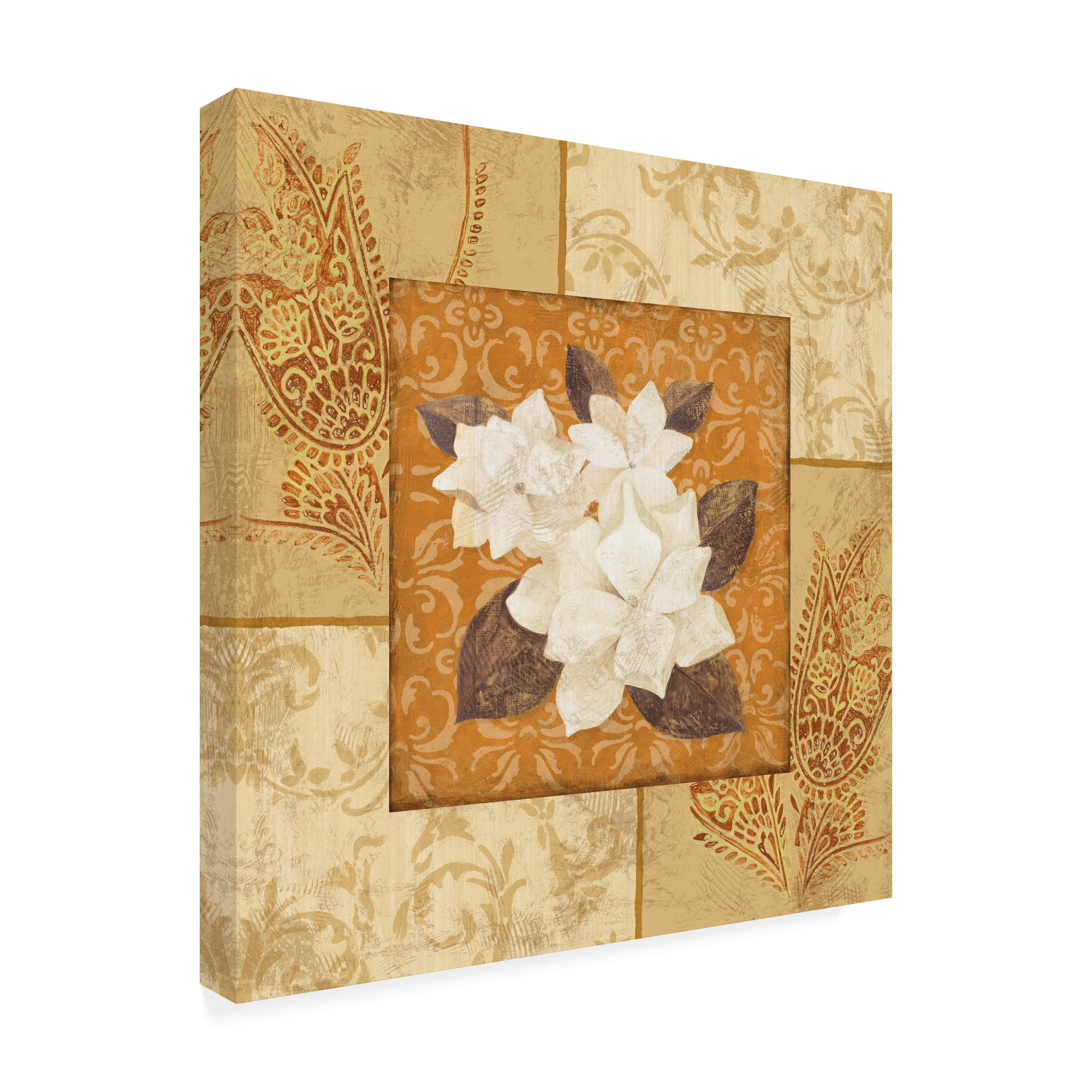 Trademark Fine Art 'Magnolia 2 Beige' Canvas Art by Pablo Esteban