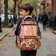 thumbnail image 6 of FUIALDOLG Lightweight 17 Inch Multi Pocket School Backpack, 600D Polyester Durable Bookbag for Primary School Students, 6 of 9