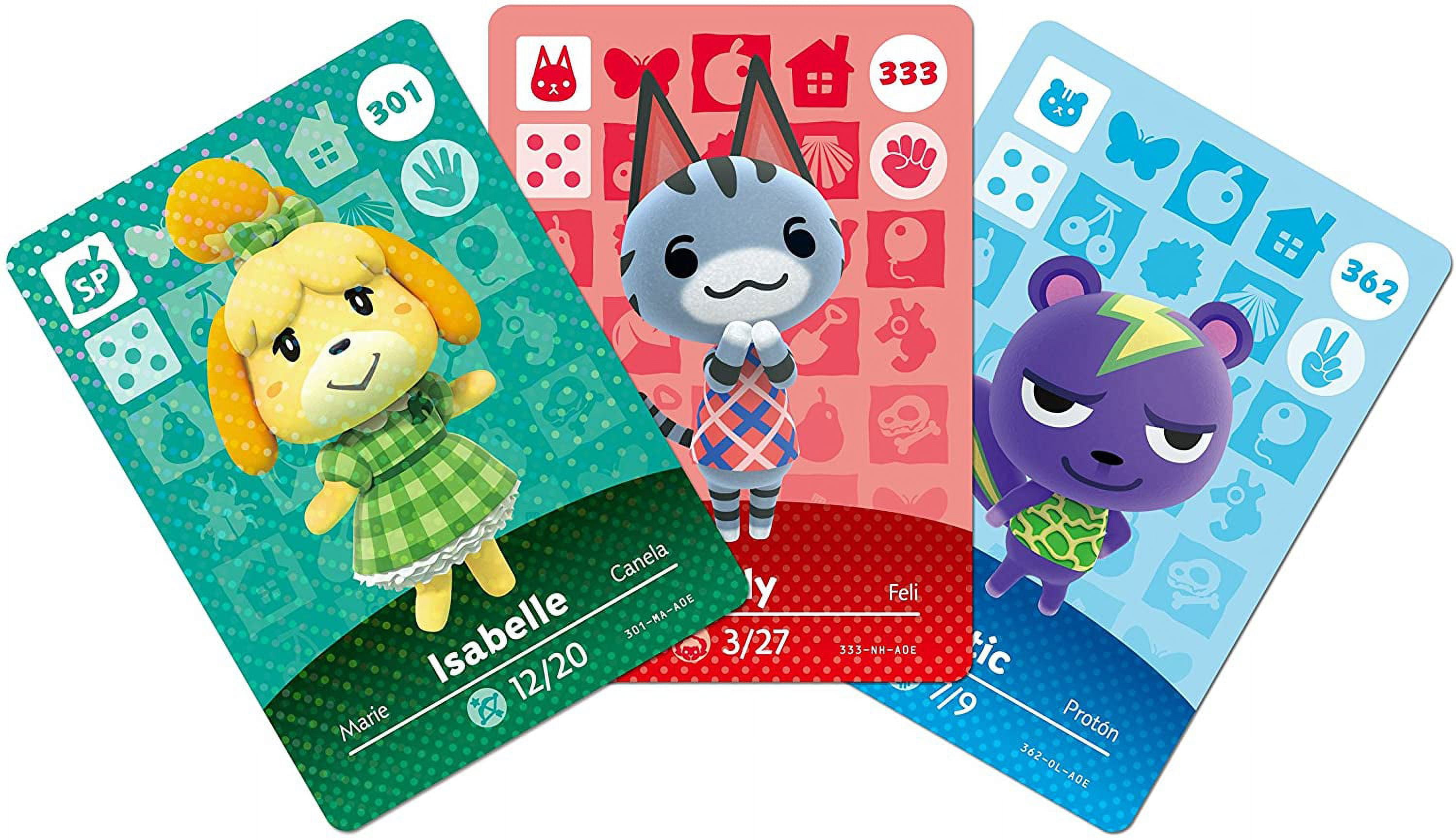 Nintendo Paquet de 3 Cartes : Animal Crossing - série 3 (1 Carte +