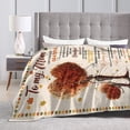 thumbnail image 6 of Blanket to My Mom from Daughter Mom Birthday Gifts from Daughter I am Forever Grateful You Super Soft Warm Cozy Throw Blanket for Christmas Mothers Day 50"x40" (Fallen Leaves), 6 of 6