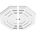 thumbnail image 2 of 14"OD x 1"ID x 5 1/2"C x 1"P Westin Architectural Grade PVC Contemporary Ceiling Medallion, Two Piece, 2 of 11