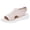 Beige, variant on Women Knit Slingback Sandals Open Toe Breathable Shoes Comfortable For Walking Running Gym Daily Outdoor Activities