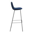 thumbnail image 5 of Pemberly Row Performance Velvet Bar Height Stools (Set of 2) in Blue, 5 of 5