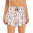 thumbnail image 2 of Goofa Funny Chicken Printed Women 2 in 1 Running Shorts,Quick Dry Athletic Workout Shorts,High Waisted Athletic Shorts with Liner Pockets-, 2 of 9