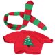 thumbnail image 2 of KAKOWELY 1 juego de suéter decorativo para muñeca, adorable minibufanda, resistente al desgaste, accesorio para muñeca, 2 of 5