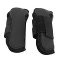 thumbnail image 3 of Bottes de Cheval, 4 Pcs Confortables à Porter Bottes de Tendon de Cheval Légères Réglables Protectrices en PU pour Jambe pour Équitation Absorbant les Chocs Noir, 3 of 8