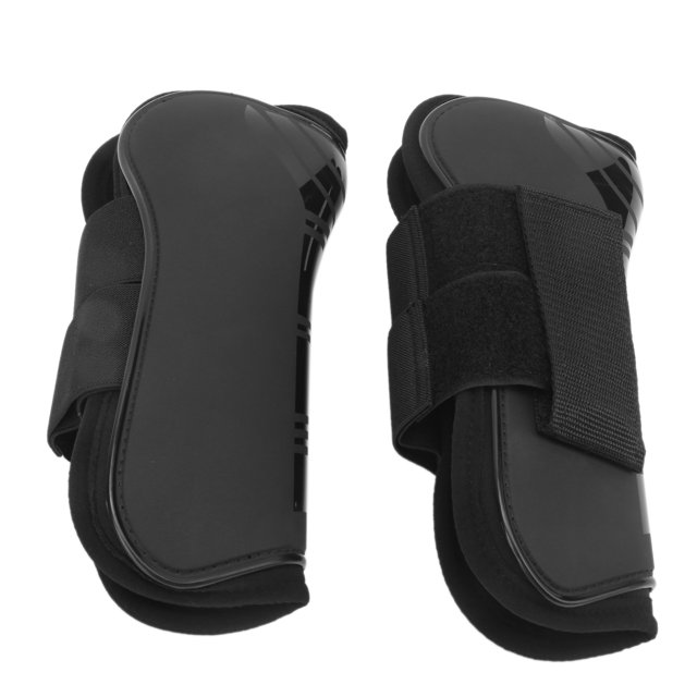 Horse Boots, Horse Splint Boots PU For Leg For Riding Shock Absorbing Black