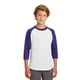 thumbnail image 1 of Camiseta Sport-Tek® Youth Colorblock Raglan. YT200 deporte-tek YT200, 1 of 1