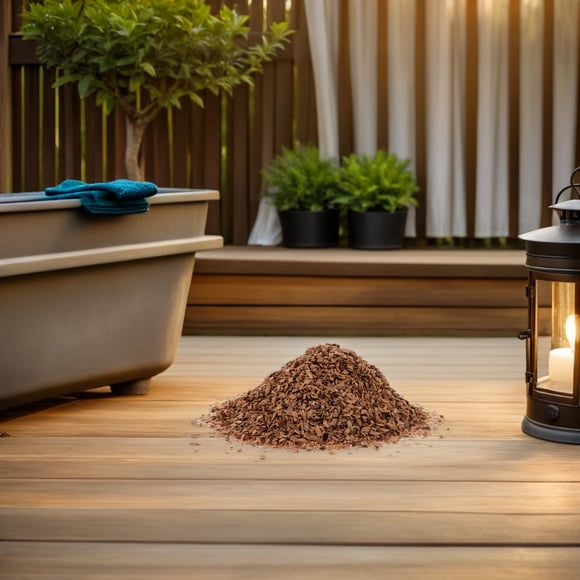 HAMPPLIES Bbq Wood Chips Cherry Wood Pellets Quick Ignition for Enhanced Meat Flavor