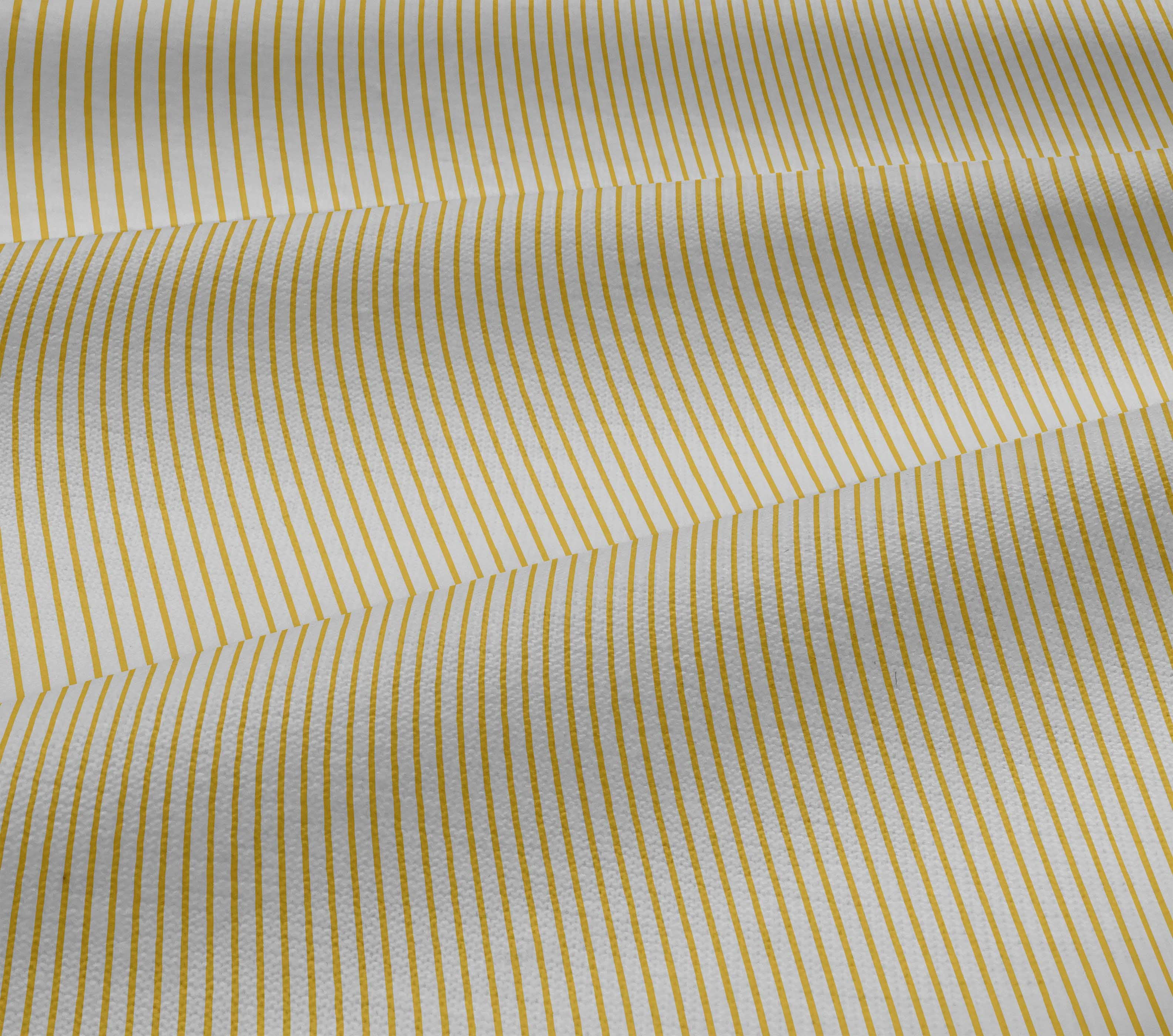 oneOone Cotton Jersey Yellow Fabric Stripes Quilting Supplies Print Sewing Fabric By The Yard 58 Inch Wide