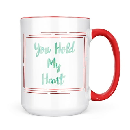

Christmas Cookie Tin You Hold My Heart Mother s Day Green Watercolor Mug gift for Coffee Tea lovers
