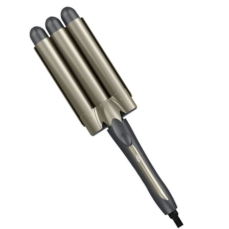 Conair Infiniti Pro 1" Ceramic & Tourmaline Triple Barrel Curling Iron, Gray