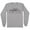 Gray, variant on Skyline Chile Long Sleeve Shirt Unisex Large White