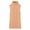 Peach, variant on Women's Sleeveless Turtleneck Sweater Top in Stretchable Viscose Blend Peach, 2XL