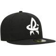 thumbnail image 3 of Men's New Era Black Rocket City Trash Pandas Authentic Collection Team Alternate 59FIFTY Fitted Hat, 3 of 5