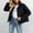 Black, variant on Color Women's Stand Collar Zipper Pocket Thick Warm Jacket Ladies Short down Jacket Women Short down Coat Winter plus Size Coats for Women Dressy for Women off Door down Coat Jacket for Lady Utility