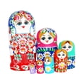 thumbnail image 3 of Muñeca Matryoshka Strade Fareast Limited de Madera 7 Capas Azul, 3 of 5