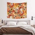 thumbnail image 5 of Vintage Tapestry Wall Hanging, Boho Sunflower Tapestries for Dorm Living Room Bedroom Decor,Boho Wall Art,Sofa Cover,Photo Background,40"x30", 5 of 5