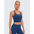 thumbnail image 3 of Remera CRZ YOGA Butterluxe Racerback con Relleno Crop Azul Marino L, 3 of 5