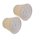 thumbnail image 3 of Pantallas De Lámpara Para Lámparas De Mesa, Pantalla De Bombilla E14, 2 Piezas, Tela Beige Dorado Para Pasillo, 3 of 7