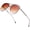 Brown Gradient, variant on Retro Rimless Women Aviator Sunglasses Classic Lady Sun Glasses black Gradient Mirrored Lens Bold Shades