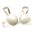 thumbnail image 2 of Victoria's Secret Shine Strap Bombshell Add-2-cups Push-Up Bikini Swim Bra Top White Cup Size 34A NWT, 2 of 3