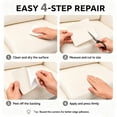 thumbnail image 4 of Self Adhesive Leather Repair Patch,9.84x11.81 inch Large Vinyl Repair Kit,Waterproof Cuttable Strong Adhesion,Fit for Furniture,Couch,Sofa,Office,Car Seats,Car Interior, 4 of 5