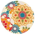 thumbnail image 3 of Safavieh Cabana Quincy Floral Outdoor Area Rug, 3 of 8