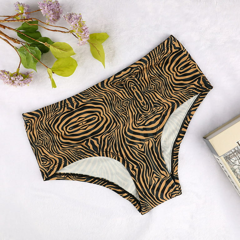 XZHGS Graphic Prints Winter Plus Size Women's Leopard Print High Waist  Tight Briefs Boxer underwear Seamless Breathable underwear underwear for  Women 